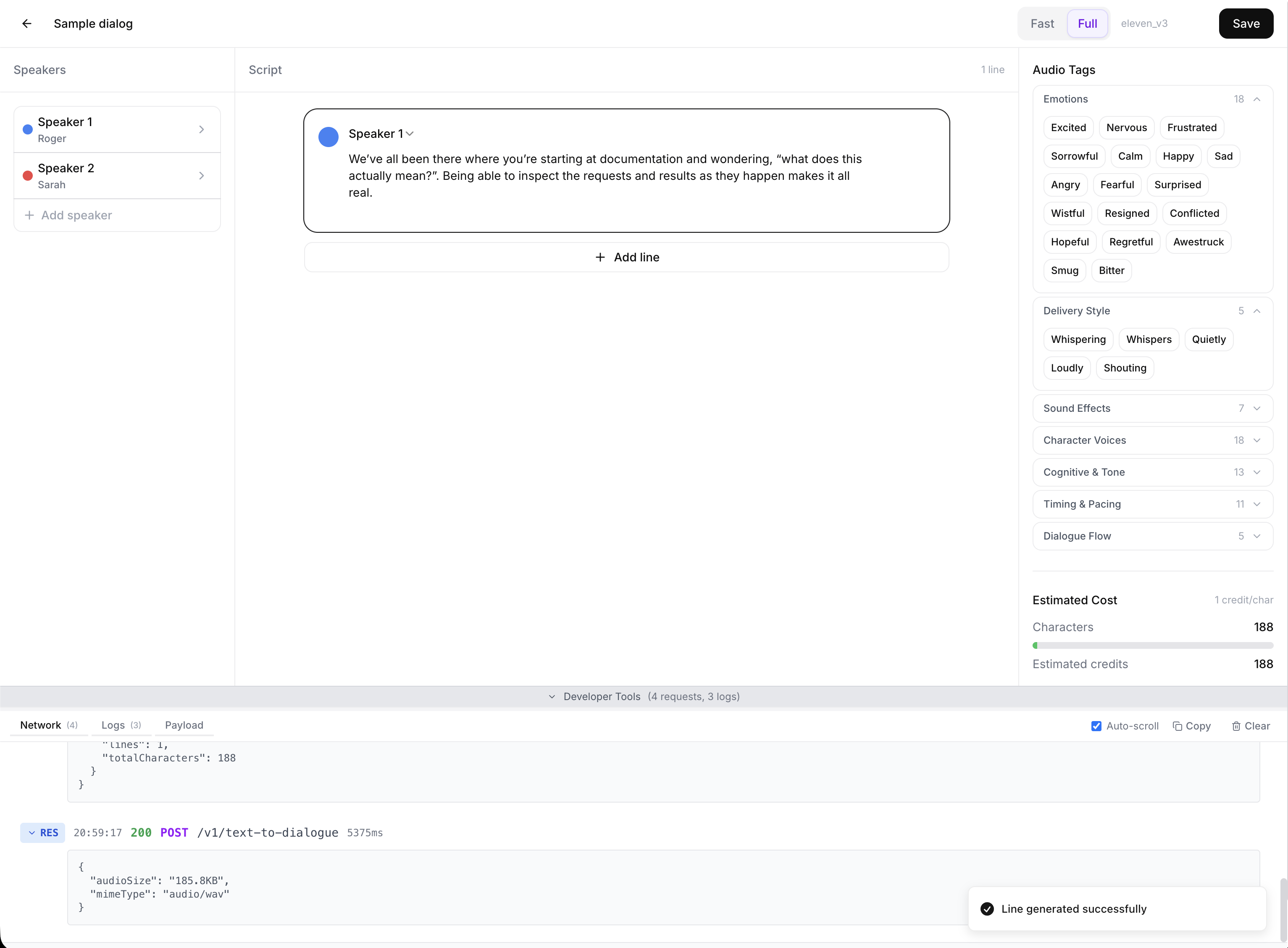 Playing cached audio